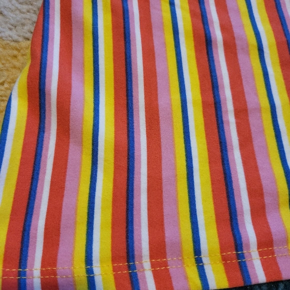 NWT Juniors Size 3X Rue21 Striped Tank Top Bright Colors Fun! - Picture 2 of 6